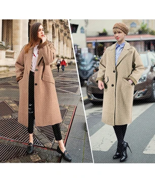 Women Winter Coats 2020 Winter New Large Size Women's Solid Color Lapel Windbreaker Loose Plus Cotton Long Wool Coat Female
Women Winter Coats 2020 Winter New Large Size Women's Solid Color Lapel Windbreaker Loose Plus Cotton Long Wool Coat Female