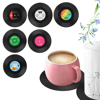 NICEYARD Coffee Drink Cup Mat Coasters Non-slip Insulation Pad Home Decor Table Cup Mat Retro CD Modeling Placemat 6Pcs/set
NICEYARD Coffee Drink Cup Mat Coasters Non-slip Insulation Pad Home Decor Table Cup Mat Retro CD Modeling Placemat 6Pcs/set