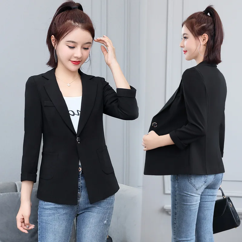Simple Refreshing Short Solid Color Suit Jacket 2019 Autumn New Style Versatile Trend Ol Elegant Young-WOMEN'S Dress
Simple Refreshing Short Solid Color Suit Jacket 2019 Autumn New Style Versatile Trend Ol Elegant Young-WOMEN'S Dress