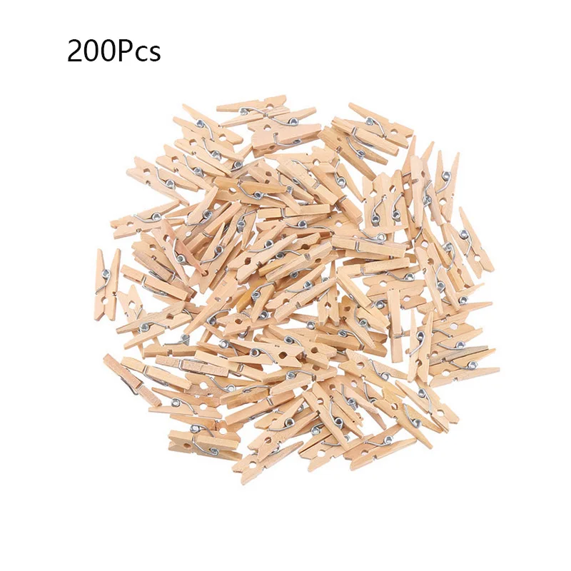 200Pcs Log Color Wood Clip Country Style Photo Clip Clothes Rack Household Storage Rack Clothing Folder Wooden Storage Supplies
200Pcs Log Color Wood Clip Country Style Photo Clip Clothes Rack Household Storage Rack Clothing Folder Wooden Storage Supplies