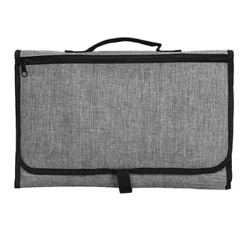 1pc Baby Diaper Change Mat Waterproof Foldable Nappies Changing Pad Portable Multifunctional Diaper Change Mat Storage Bag Grey
1pc Baby Diaper Change Mat Waterproof Foldable Nappies Changing Pad Portable Multifunctional Diaper Change Mat Storage Bag Grey