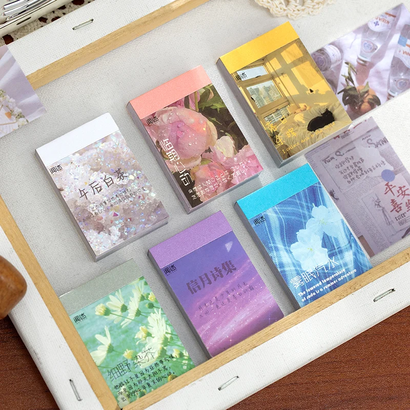 6 Types Of 50 Sheets Of Wish Exchange Series Stickers Book INS Art Secoration Stickers DIY Material School journal Stationery
6 Types Of 50 Sheets Of Wish Exchange Series Stickers Book INS Art Secoration Stickers DIY Material School journal Stationery