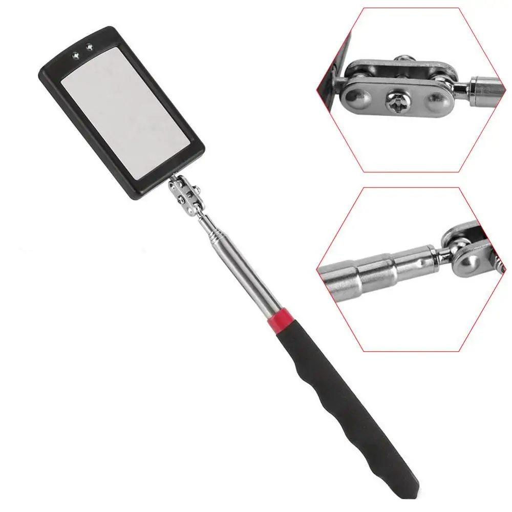 Vehicle Bottom Led Telescopic Nonslip Inner Wall Inspection Mirror Dual Ball Joint 360 Degree Rotating Car Detection Tool
Vehicle Bottom Led Telescopic Nonslip Inner Wall Inspection Mirror Dual Ball Joint 360 Degree Rotating Car Detection Tool