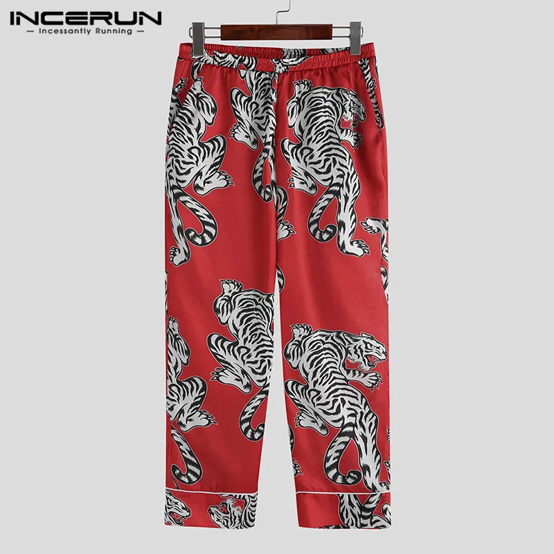 INCERUN Printing Men Sleep Bottoms Pants Silk Satin Leisure Pajamas 2019 Comfortable Sleepwear Vintage Men Lounge Pants S-5XL
INCERUN Printing Men Sleep Bottoms Pants Silk Satin Leisure Pajamas 2019 Comfortable Sleepwear Vintage Men Lounge Pants S-5XL