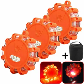 LED Road Flares Flashing Warning Light Emergency Disc Safety Light Flashing Roadside Beacon Warning Police road Led Light
LED Road Flares Flashing Warning Light Emergency Disc Safety Light Flashing Roadside Beacon Warning Police road Led Light