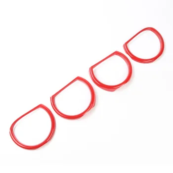 4pcs Front Headlight Lamp Cover Trim Decor Red Decoration Trims For Dodge Challenger 2015-19
4pcs Front Headlight Lamp Cover Trim Decor Red Decoration Trims For Dodge Challenger 2015-19