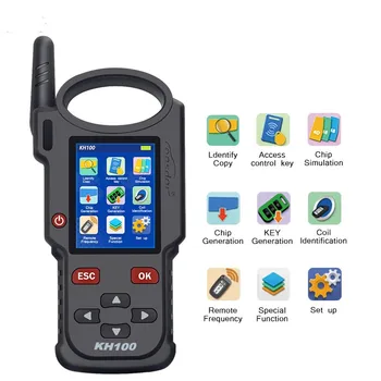 Original Lonsdor KH100 Hand-Held Remote Maker Key Programmer Generate Chip/Simulate Chip/Identify Copy/Remote Frequency
Original Lonsdor KH100 Hand-Held Remote Maker Key Programmer Generate Chip/Simulate Chip/Identify Copy/Remote Frequency