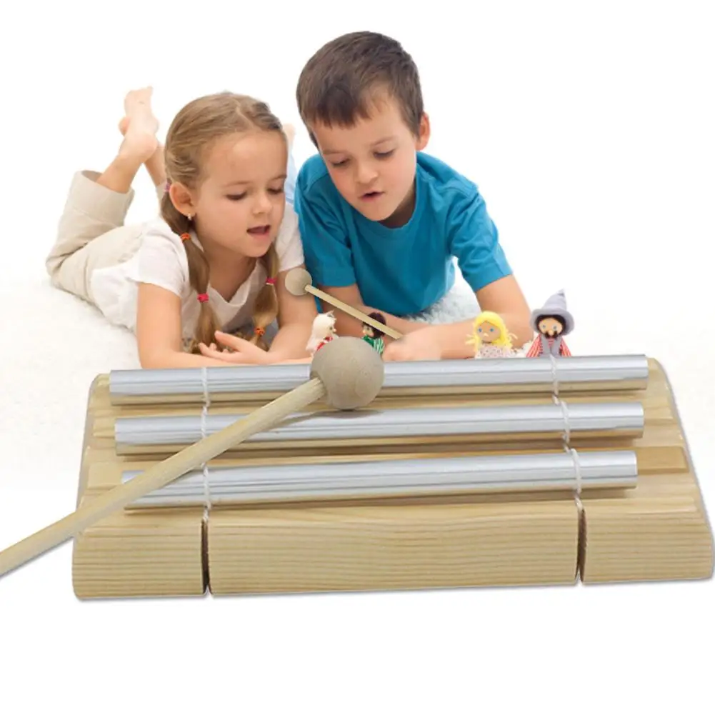 Energy Chime 3-Tone Tabletop Chimes Kids Musical Toy Metal Xylophone Educational Chime Percussion Instrument With Mallet
Energy Chime 3-Tone Tabletop Chimes Kids Musical Toy Metal Xylophone Educational Chime Percussion Instrument With Mallet