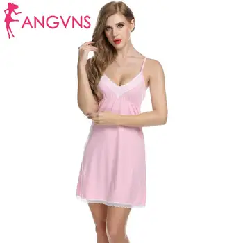 Women Sexy Spaghetti Strap V-Neck Lace Splicing Nightgrown Robes Sleepwear Nightwear
Women Sexy Spaghetti Strap V-Neck Lace Splicing Nightgrown Robes Sleepwear Nightwear