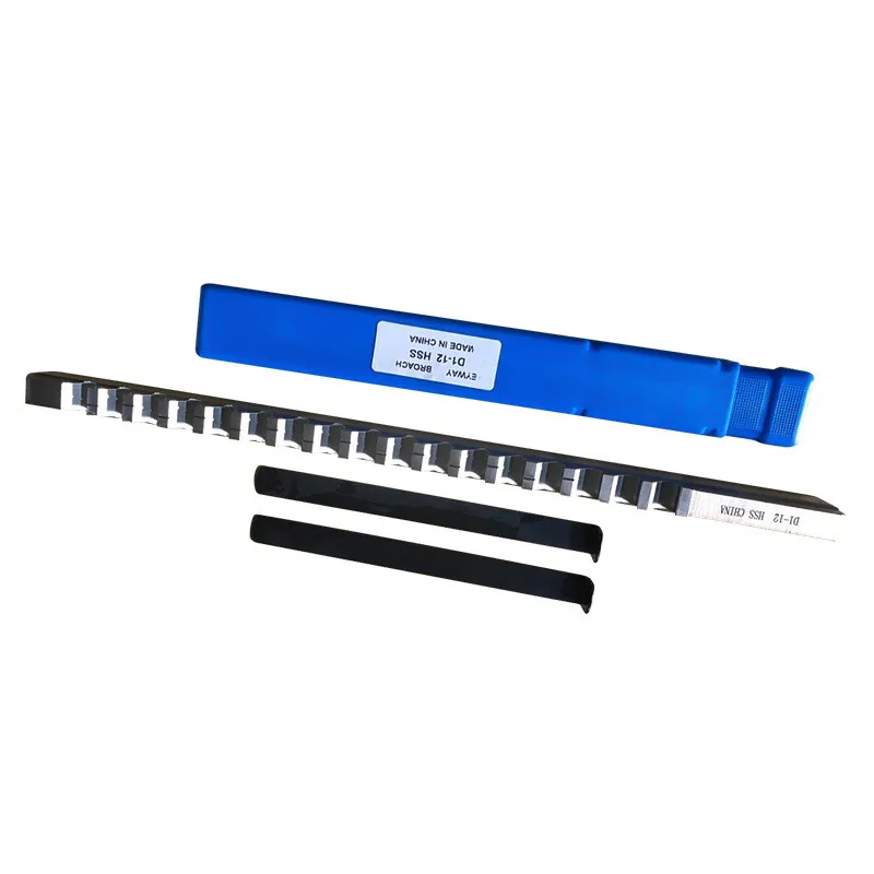 Newest Keyway Broach with Shim Cutting Tool Metric Size 12mm D Push-Type HSS Broaching Cutting Tool Knife D1/12 for CNC Router
Newest Keyway Broach with Shim Cutting Tool Metric Size 12mm D Push-Type HSS Broaching Cutting Tool Knife D1/12 for CNC Router