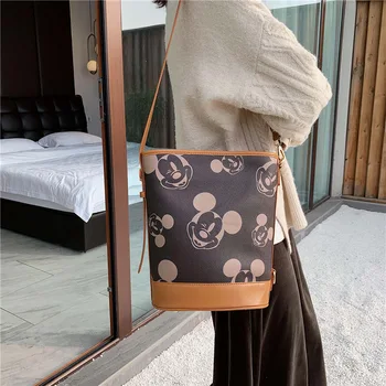 2019 New Mickey Handbag Women Shoulder Crossbody Bag PU Leather Bucket Bag Waterproof Lady Storage Shopping Bag Bolsa Feminina
2019 New Mickey Handbag Women Shoulder Crossbody Bag PU Leather Bucket Bag Waterproof Lady Storage Shopping Bag Bolsa Feminina