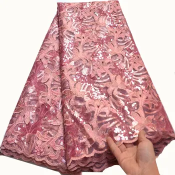 Latest African French Lace Fabric High Quality Tulle Net Lace Fabric 5 Yards Embroidery Nigerian Lace Fabric For Wedding mv381
Latest African French Lace Fabric High Quality Tulle Net Lace Fabric 5 Yards Embroidery Nigerian Lace Fabric For Wedding mv381