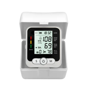 Automatic Wrist Blood Pressure Monitor Digital Blood Pressure Machine & Irregular Heart Beat Detection Cuff Large Display Screen
Automatic Wrist Blood Pressure Monitor Digital Blood Pressure Machine & Irregular Heart Beat Detection Cuff Large Display Screen