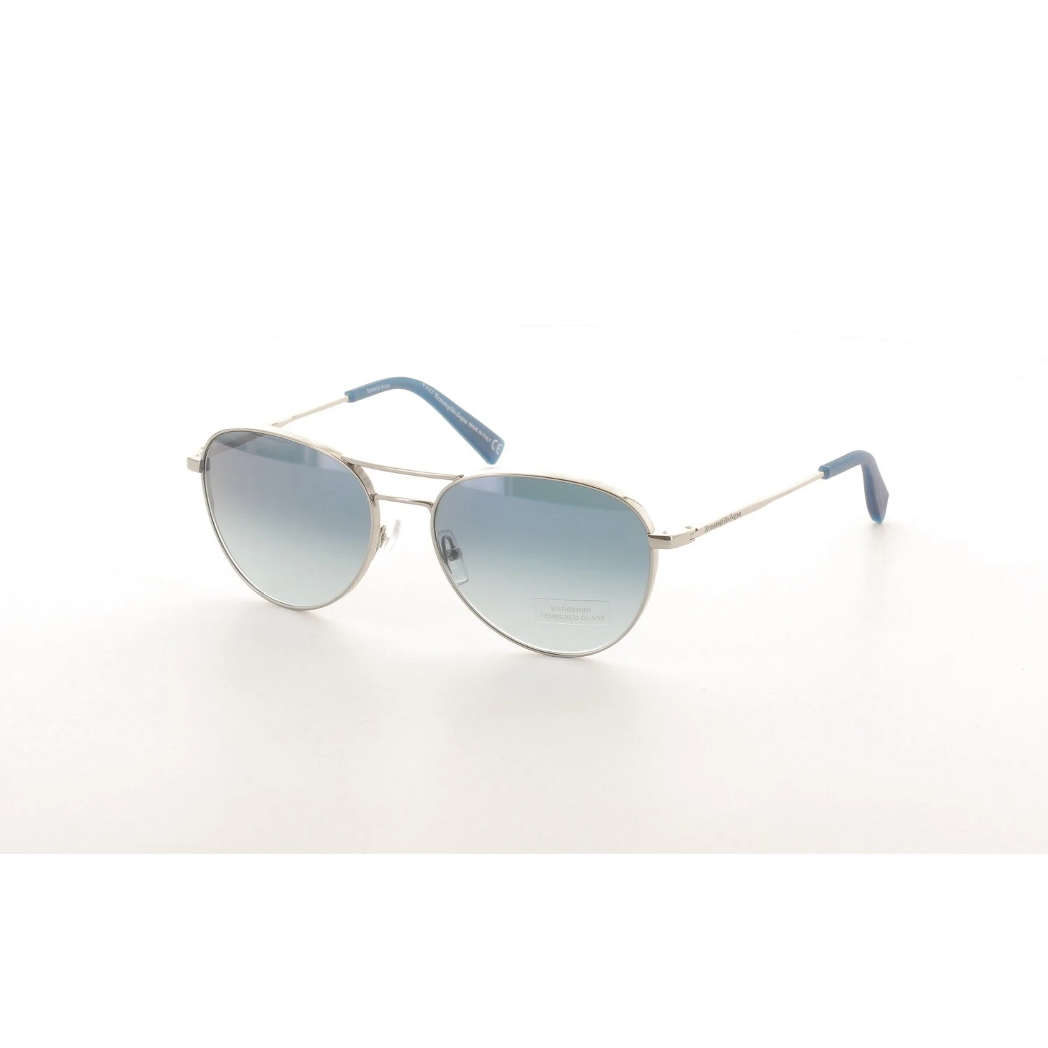 

Unisex sunglasses ez 0098 14w metal silver crystal drop aval 56-17-140 ermenegildo zegna