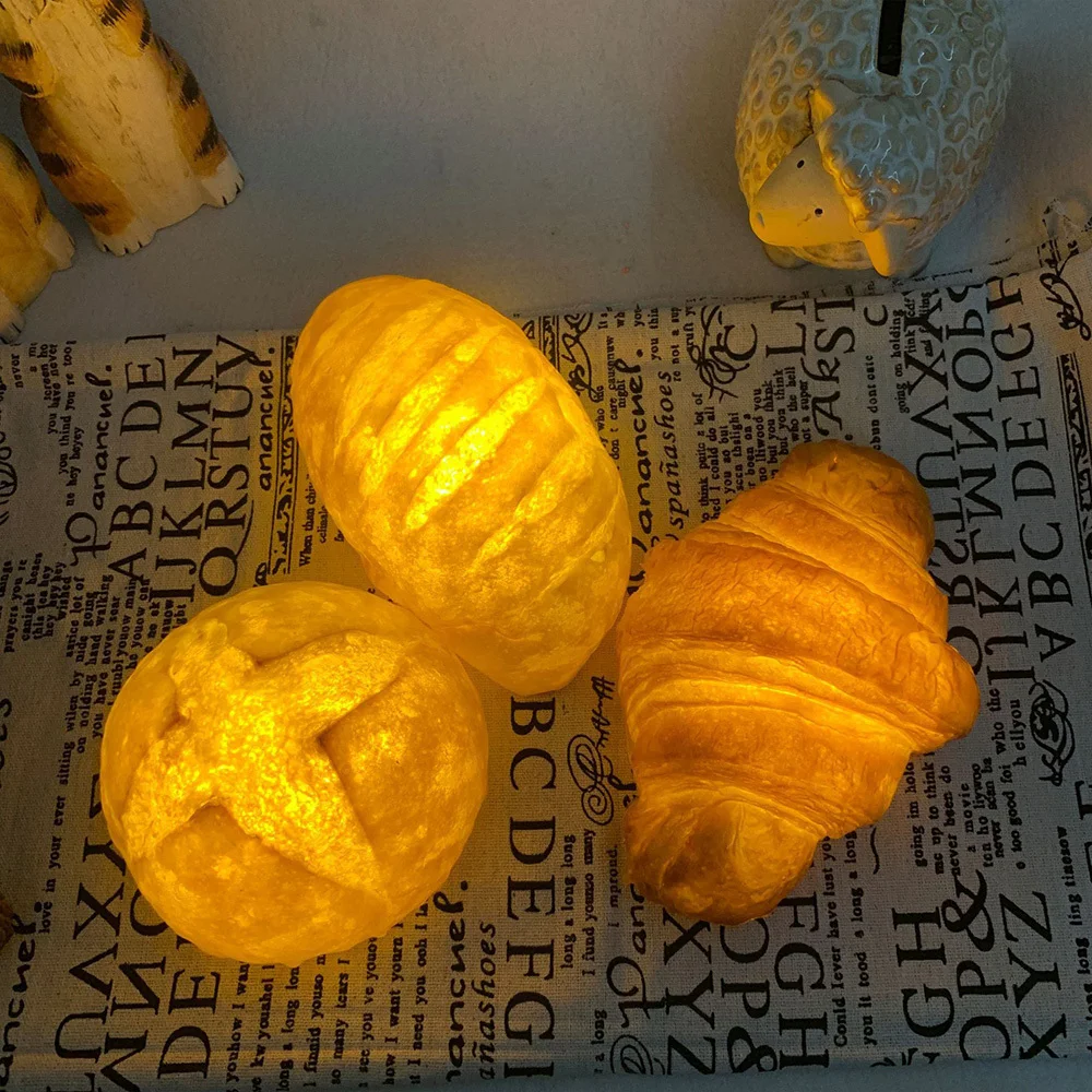 Simulation Light Fixtures Bread Croissant Cross Bread Shape Lighting LED Toy Home Decorative Night Lights
Simulation Light Fixtures Bread Croissant Cross Bread Shape Lighting LED Toy Home Decorative Night Lights