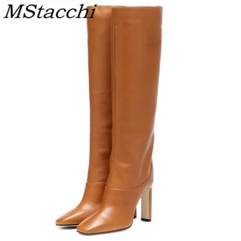 MStacchi Autumn Winter New Style High Heel Boots Fashion Tall Canister Boots Women Square Toe Metal Decoration Boots Women Boots
MStacchi Autumn Winter New Style High Heel Boots Fashion Tall Canister Boots Women Square Toe Metal Decoration Boots Women Boots