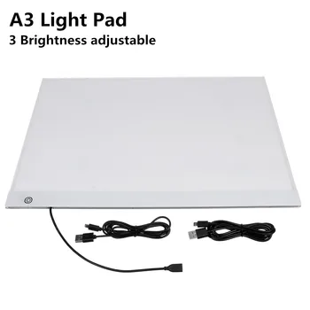 A3 Ultra Thin LED Drawing Digital Graphics Pad Tablets USB LED Light pad Copy Board Electronic Art Painting Writing Tablet
A3 Ultra Thin LED Drawing Digital Graphics Pad Tablets USB LED Light pad Copy Board Electronic Art Painting Writing Tablet