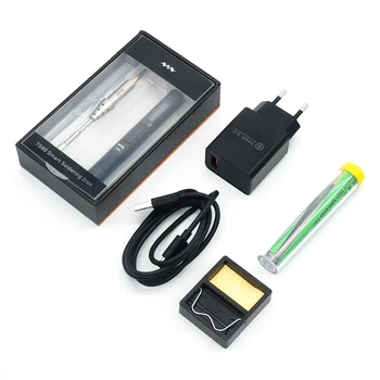 TS80 Mini Main Smart Portable Digital Soldering Iron Tool Adjustable Temperature OLED Display With B02 Iron Tips for TS100/80
TS80 Mini Main Smart Portable Digital Soldering Iron Tool Adjustable Temperature OLED Display With B02 Iron Tips for TS100/80