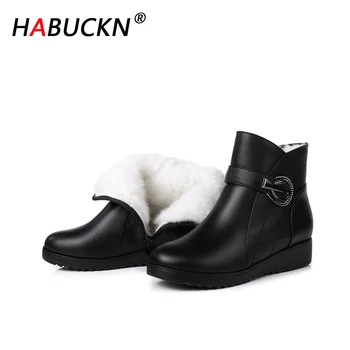 HABUCKN 2020 New Fashion Snow boots ladies flat boots ladies Classic non-slip ankle boots genuin wool ladies warm winter boots
HABUCKN 2020 New Fashion Snow boots ladies flat boots ladies Classic non-slip ankle boots genuin wool ladies warm winter boots