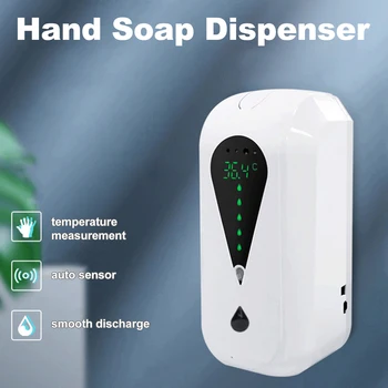 Automatic Hand Dispenser with Temperature Thermometer Touchless Large Capacity Spray Hands Free Wall Mount for Office Hotel
Automatic Hand Dispenser with Temperature Thermometer Touchless Large Capacity Spray Hands Free Wall Mount for Office Hotel