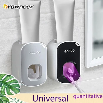 Automatic Toothpaste Squeezers ABS Wall Mount Toothbrush Holder Detachable Flexible Threaded Quantitative Extrusion Dispenser 
Automatic Toothpaste Squeezers ABS Wall Mount Toothbrush Holder Detachable Flexible Threaded Quantitative Extrusion Dispenser