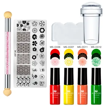 MSRUIOO 7PCS Nail Art Stamping Template Geometry Leaf Flower Pattern Manicure Stencil & Nail Stamping Polish Stamper Scraper Kit
MSRUIOO 7PCS Nail Art Stamping Template Geometry Leaf Flower Pattern Manicure Stencil & Nail Stamping Polish Stamper Scraper Kit