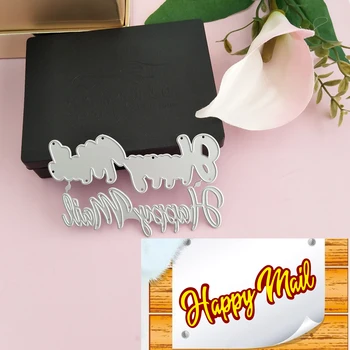 English die-cutting metal cutting mold candy, happy mail word decorative sticker process manual card mold art cutting machine
English die-cutting metal cutting mold candy, happy mail word decorative sticker process manual card mold art cutting machine