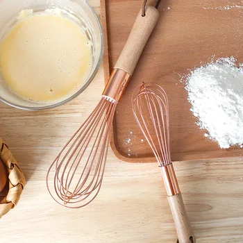 1Pc Simple Stainless Steel Egg Beater Wooden Handle Manual Butter Blender Kitchen Baking Gadget Mixer
1Pc Simple Stainless Steel Egg Beater Wooden Handle Manual Butter Blender Kitchen Baking Gadget Mixer
