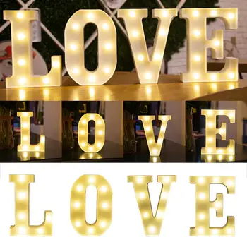 Holiday Lamps LED English Letter Number Lamps Lights Wedding Digital Night Light Birthday Proposal Christmas Decorative Lamps
Holiday Lamps LED English Letter Number Lamps Lights Wedding Digital Night Light Birthday Proposal Christmas Decorative Lamps
