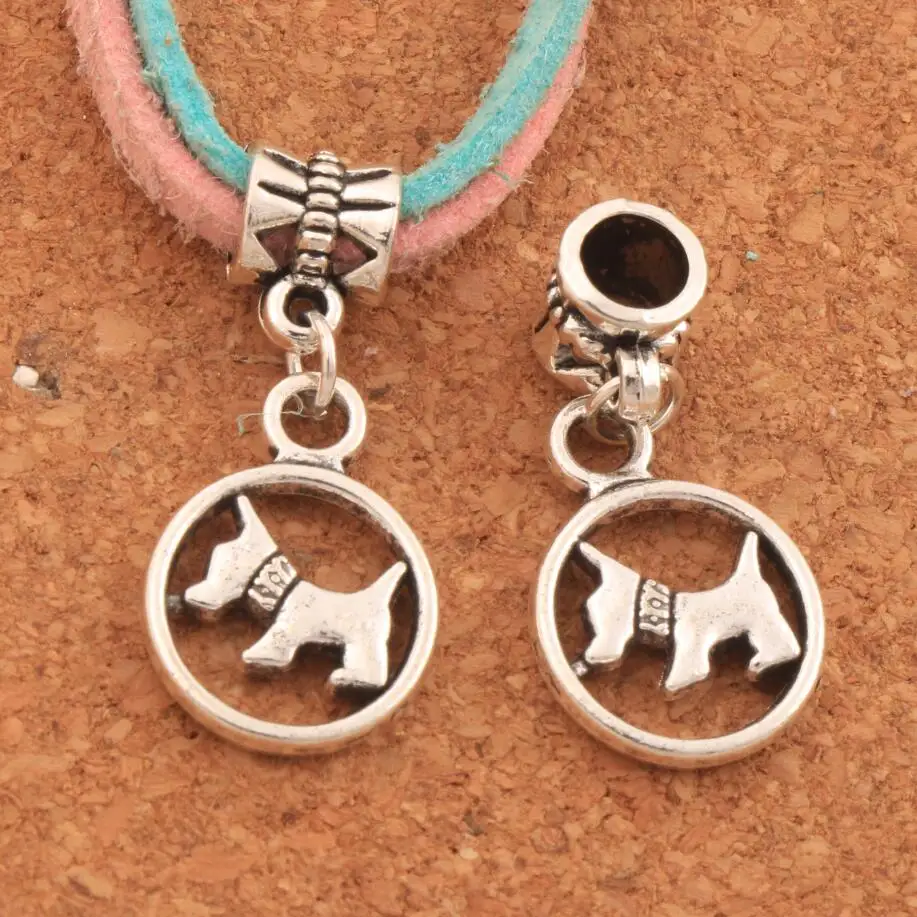 West Highland White Terrier Dog in Ring Big Hole Beads 13.6x29mm 100PCS zinc alloy Dangle Jewelry DIY B1547
West Highland White Terrier Dog in Ring Big Hole Beads 13.6x29mm 100PCS zinc alloy Dangle Jewelry DIY B1547