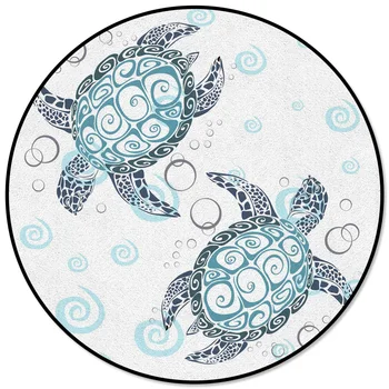 Turtle Sea Bubble Deep Blue Pattern Rugs and Carpets for Home Living Room Round Rug for Children Rooms Non-slip
Turtle Sea Bubble Deep Blue Pattern Rugs and Carpets for Home Living Room Round Rug for Children Rooms Non-slip
