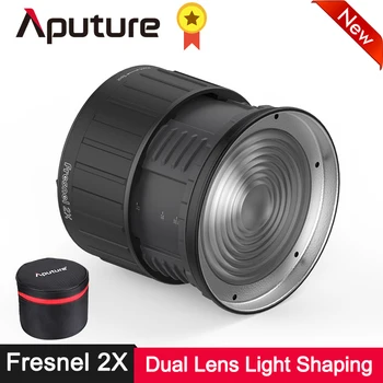 Aputure Fresnel 2X Bowens Mount Multi-Functional Adjustable Dual Lens Light Shaping Tool for C300D C120d II Photography Lighting
Aputure Fresnel 2X Bowens Mount Multi-Functional Adjustable Dual Lens Light Shaping Tool for C300D C120d II Photography Lighting