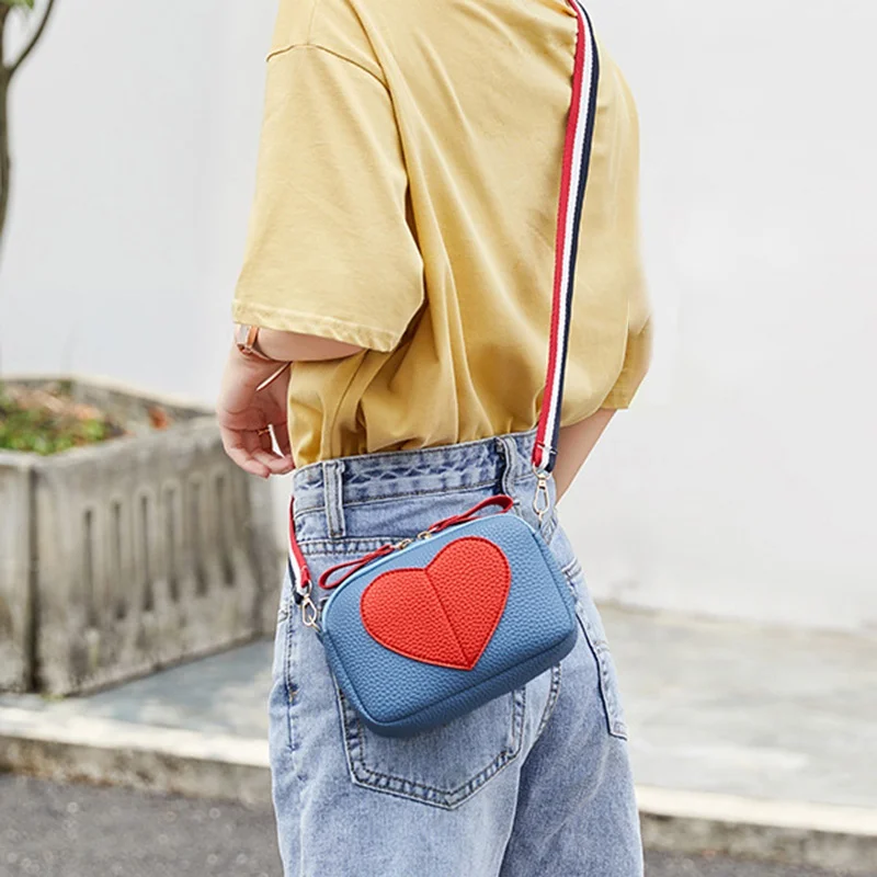 Fashion Contrast Color Wallet Women Single Shoulder Messenger Bag Handbag Purse Love Small Square Bag Women Wallets Portfel*
Fashion Contrast Color Wallet Women Single Shoulder Messenger Bag Handbag Purse Love Small Square Bag Women Wallets Portfel*