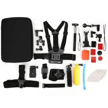 Portable 20 in 1 Action Camera Tool Set Accessory Chest Belt Bracket Selfie Stick sport camera accessories
Portable 20 in 1 Action Camera Tool Set Accessory Chest Belt Bracket Selfie Stick sport camera accessories