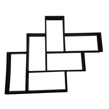 DIY L-Shaped Rectangular Walk Maker Mold Reusable Concrete Molding Yard Patio Lawn Garden Walkway Pavement Paving Molds
DIY L-Shaped Rectangular Walk Maker Mold Reusable Concrete Molding Yard Patio Lawn Garden Walkway Pavement Paving Molds