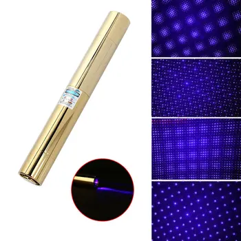 Laser Pointer 5000mW Starry Sky Portable Laser Light Laser Pen Golden 2*16340 Wicked Focusable Beam High Powered Burning
Laser Pointer 5000mW Starry Sky Portable Laser Light Laser Pen Golden 2*16340 Wicked Focusable Beam High Powered Burning