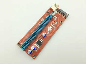 Riser Red VER008 0.6M LED PCI-E 1X to 16X Riser Card PCI Express Adapter Golden USB 3.0 SATA Power for BTC Antminer Miner Mining
Riser Red VER008 0.6M LED PCI-E 1X to 16X Riser Card PCI Express Adapter Golden USB 3.0 SATA Power for BTC Antminer Miner Mining