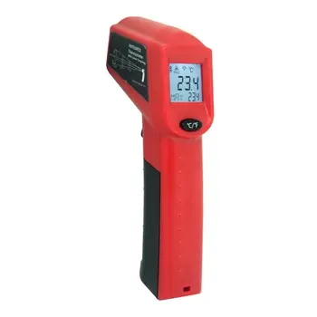 

Digital Infrared Inspection Thermometer With Laser Sight Non-Contact LCD Temperature Tester Meter Gun Forehead Ear Body