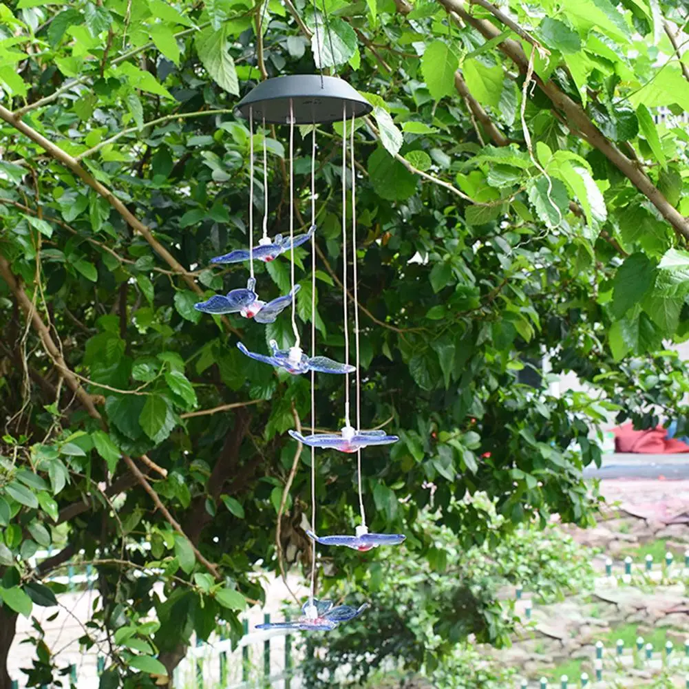 Solar Wind Chime Light Butterfly Solar Garden Lights Colorful Gradient Outdoor Rain Hanging Lamp
Solar Wind Chime Light Butterfly Solar Garden Lights Colorful Gradient Outdoor Rain Hanging Lamp