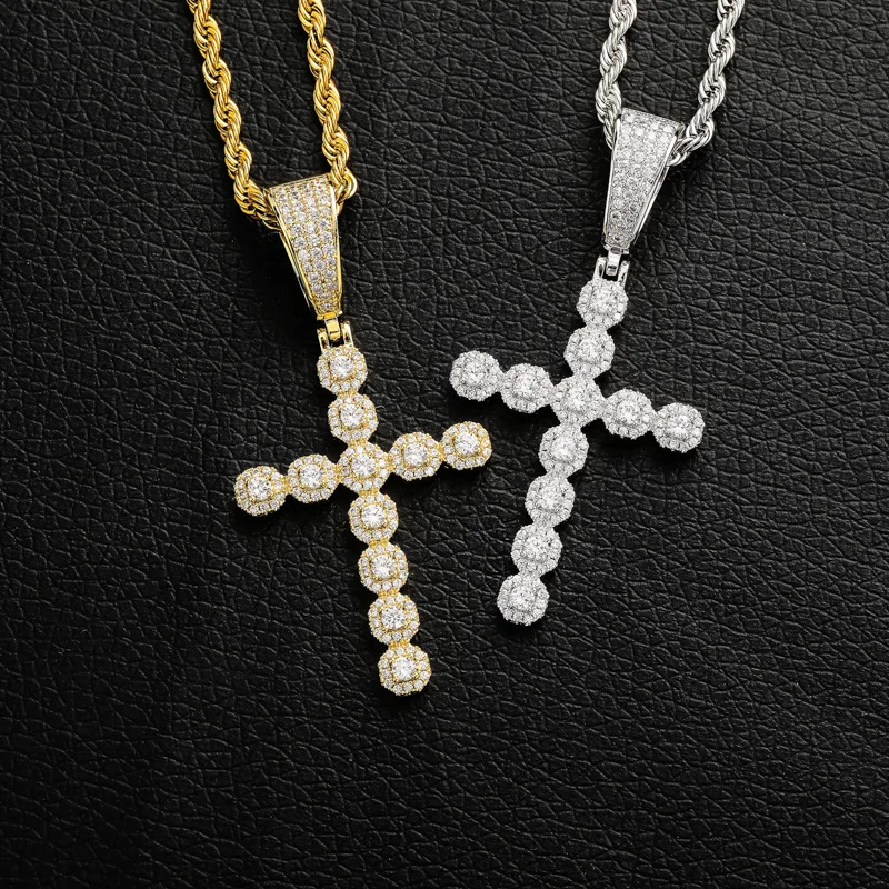 NEW Ice out Ankh cross Pendant Necklace 24" 30" Chain Prong Setting AAA+ Cubic Zirconia men and women Hip-hop Jewelry Cruz Colar
NEW Ice out Ankh cross Pendant Necklace 24" 30" Chain Prong Setting AAA+ Cubic Zirconia men and women Hip-hop Jewelry Cruz Colar