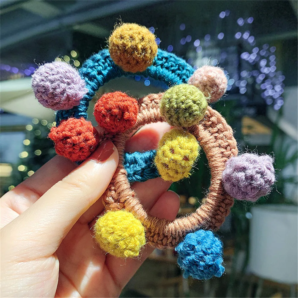Korean Version Of Colored Yarn Ball Hair Ring Headband Head Rope Net Red Ins Hair Accessories Hair Rope Female New Arrival
Korean Version Of Colored Yarn Ball Hair Ring Headband Head Rope Net Red Ins Hair Accessories Hair Rope Female New Arrival