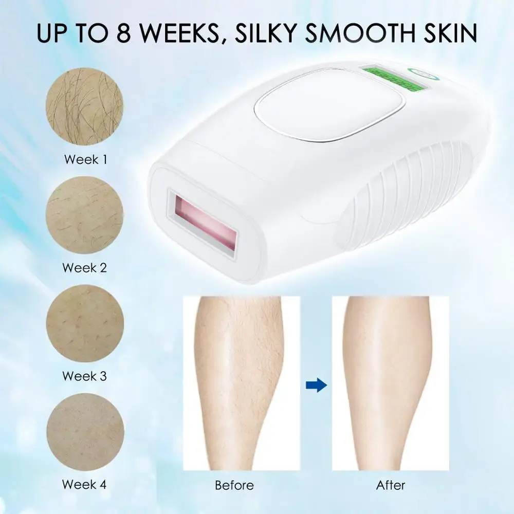 Permanent Painless IPL Hair Removal Machine Body & Facial Hair Remover Flashes Intense Pulsed Light Epilator Home Beauty Salon
Permanent Painless IPL Hair Removal Machine Body & Facial Hair Remover Flashes Intense Pulsed Light Epilator Home Beauty Salon