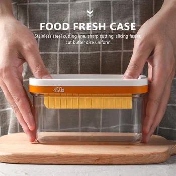 Food Storage Box Transparent Container Butter Box Butter Box Cheese Cutting Storage Box Refrigerator Kitchen Baking Tool
Food Storage Box Transparent Container Butter Box Butter Box Cheese Cutting Storage Box Refrigerator Kitchen Baking Tool