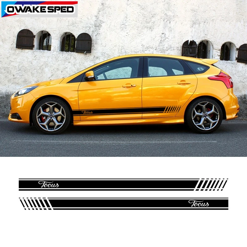 1 Set Racing Sport Stripes Car Door Skirt Stickers Auto Body Both Side Waterproof Decals For Ford For Focus ST RS
1 Set Racing Sport Stripes Car Door Skirt Stickers Auto Body Both Side Waterproof Decals For Ford For Focus ST RS