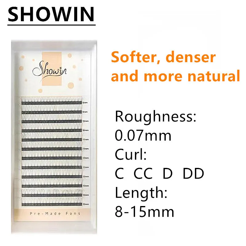 Eyelashes 0.07mm 12 lines Premade Volume fans 3d/4d/5d/6d Eyelash Extensions Pre made Russian Volume Lash Extensions 
Eyelashes 0.07mm 12 lines Premade Volume fans 3d/4d/5d/6d Eyelash Extensions Pre made Russian Volume Lash Extensions