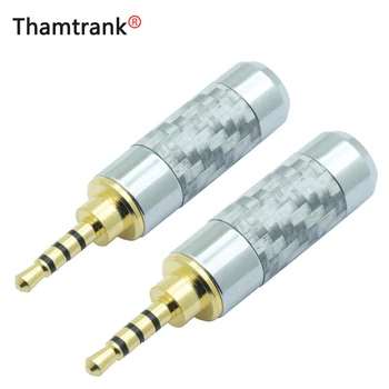 10pcs Gold Plated Audio Wire connector Jack 2.5mm 4 Pole Stereo Male Plug Carbon Fiber Adapter Solder Connector for 6mm cable
10pcs Gold Plated Audio Wire connector Jack 2.5mm 4 Pole Stereo Male Plug Carbon Fiber Adapter Solder Connector for 6mm cable