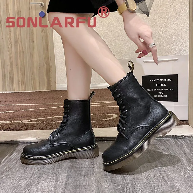 SONL ARFU Winter new fashionable tendon bottom all-matching thick bottom fleece-lined fried Street Women's thin booties words
SONL ARFU Winter new fashionable tendon bottom all-matching thick bottom fleece-lined fried Street Women's thin booties words