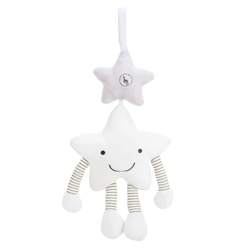 Plush Toy Hand Bell White Five-pointed Star Music Wind Chime Music Toy Stroller Bed Hanging Bed Bell Accompany Toy
Plush Toy Hand Bell White Five-pointed Star Music Wind Chime Music Toy Stroller Bed Hanging Bed Bell Accompany Toy