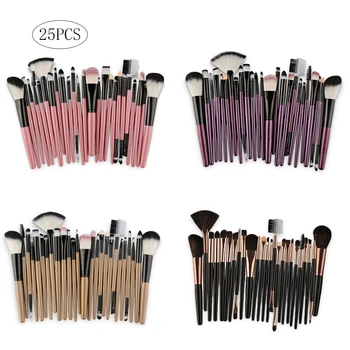 25Pcs SET Makeup Brushes Kit Synthetic Hair Makeup Brushes Eyeshadow Foundation Powder Brushes Multifunctional Beauty Tools
25Pcs SET Makeup Brushes Kit Synthetic Hair Makeup Brushes Eyeshadow Foundation Powder Brushes Multifunctional Beauty Tools