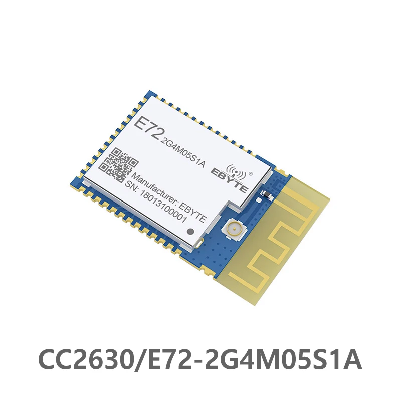 E72-2G4M05S1A CC2630 ZigBee 6LoWPAN wireless RF module 2.4GHz SMD 500m Wireless Transceiver Transmitter Receiver
E72-2G4M05S1A CC2630 ZigBee 6LoWPAN wireless RF module 2.4GHz SMD 500m Wireless Transceiver Transmitter Receiver